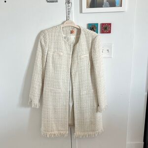 Vertigo Paris Cream Tweed Blazer